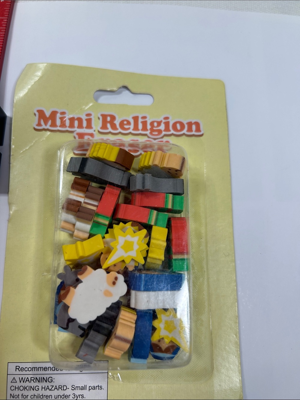 Kids Toy Eraser Set - Multicolor- 25 pieces
